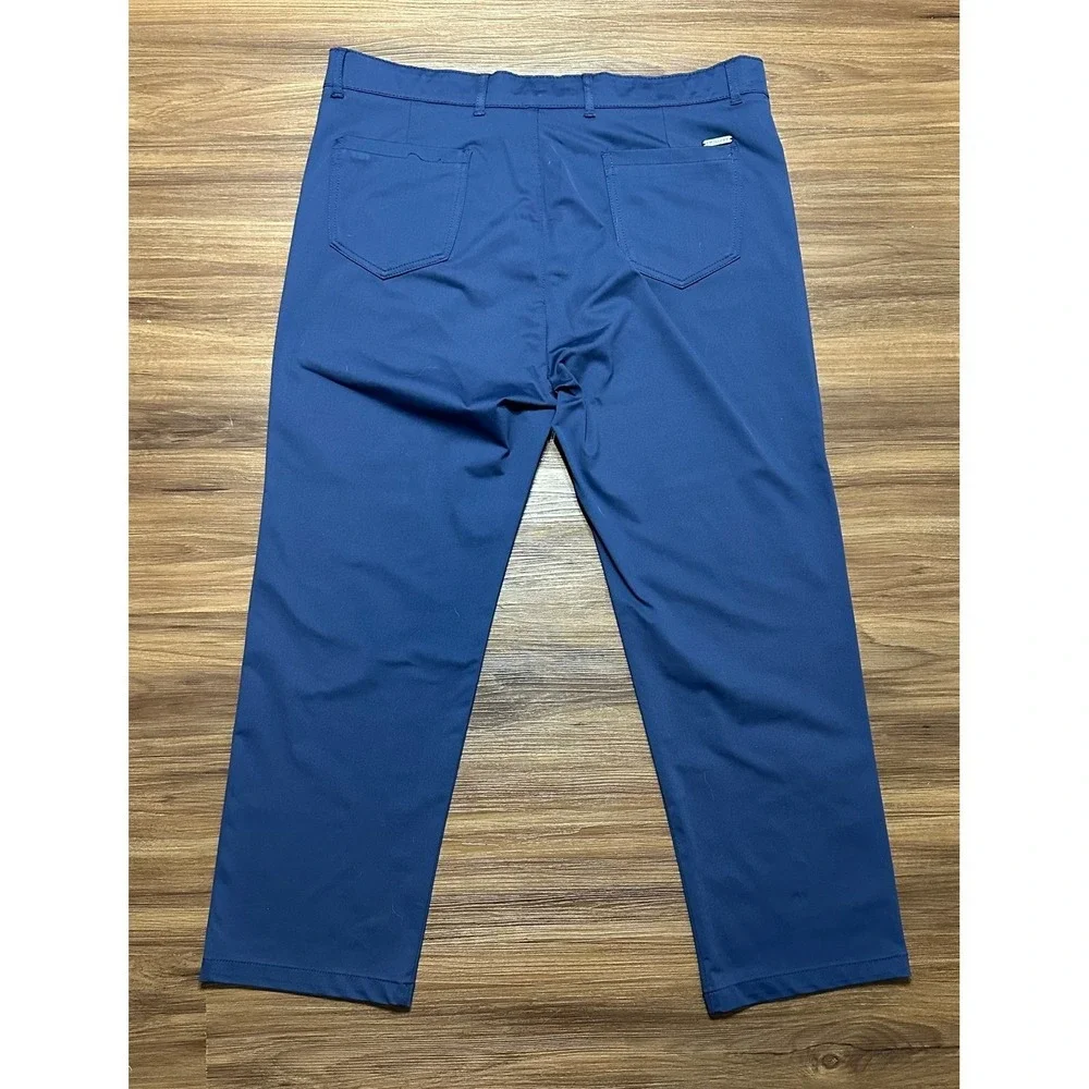 Twillory Performance Blue Tailored Fit Technical Fabric Golf Pant Men Sz 38x30